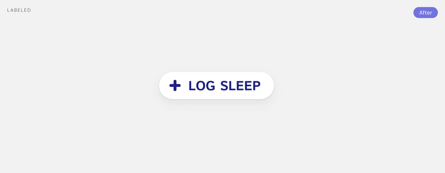 The same action labelled Log Sleep