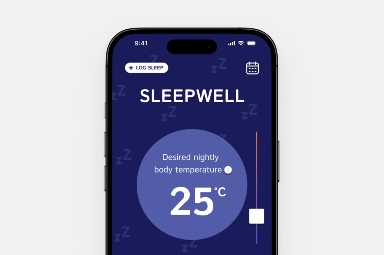 Setting a desired nightly body temperature