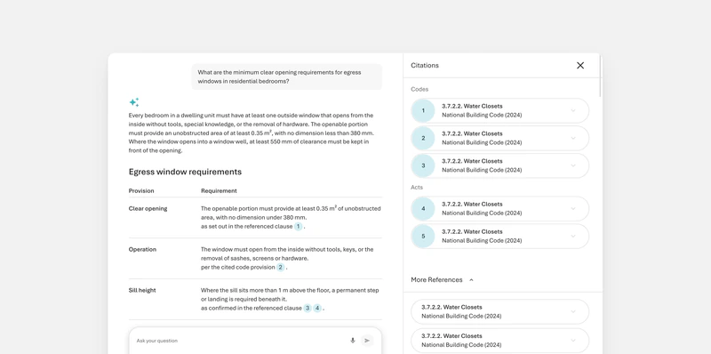 Inline citations with the reference panel